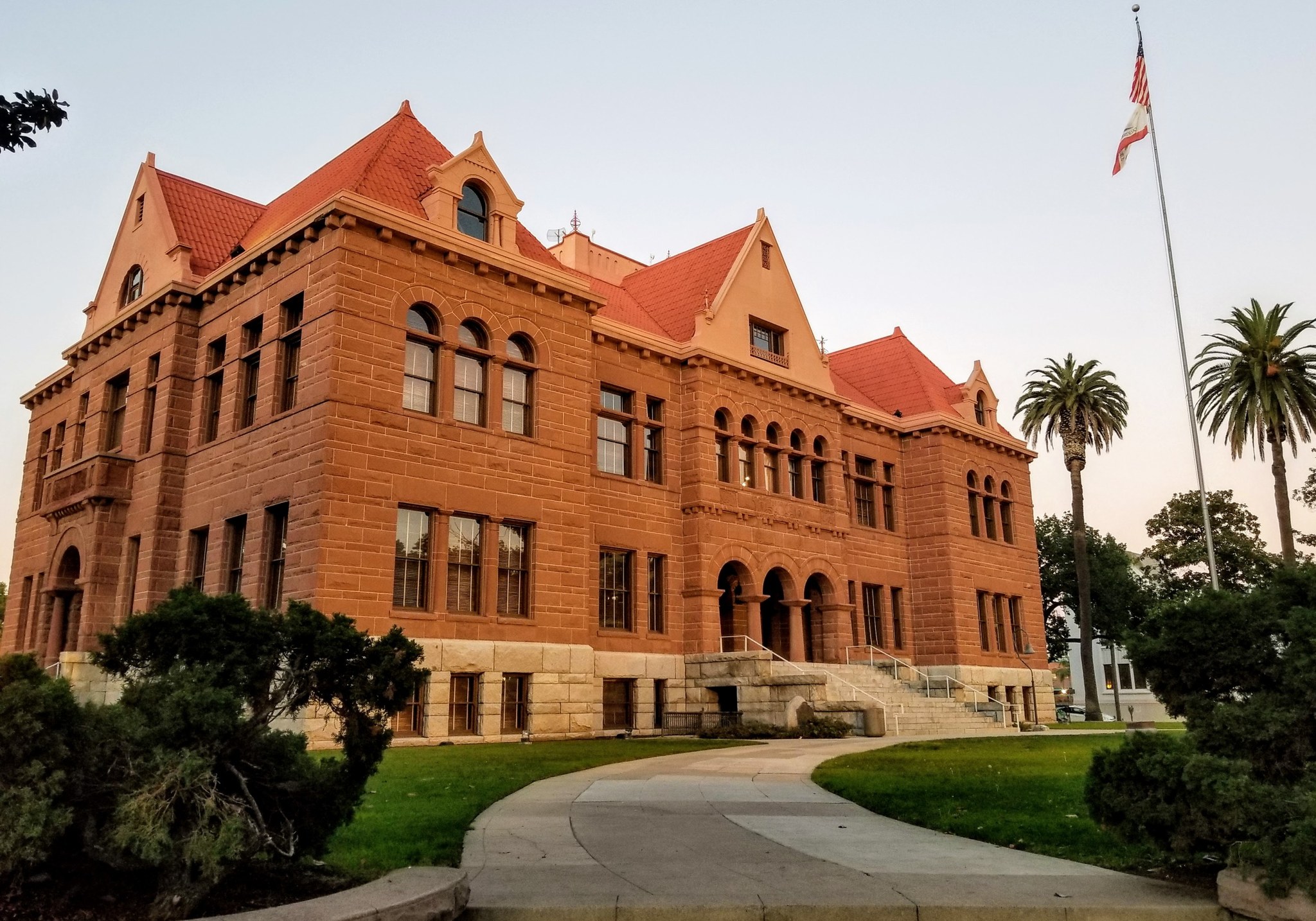 Old Orange County Courthouse in Santa Ana, California.